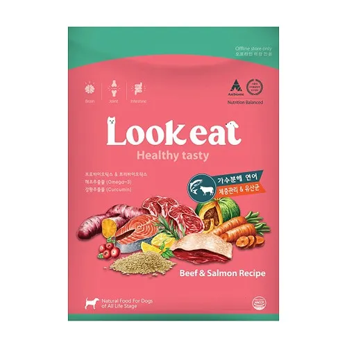 룩잇 룩잇 독 가수분해 연어+소고기 체중관리 5.6kg