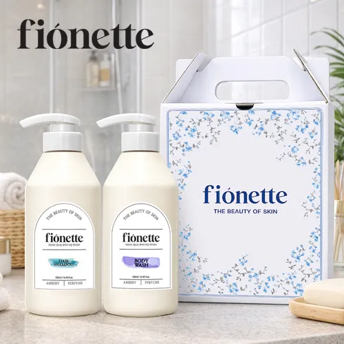 생활용품 - [피오네뜨] 플로럴 데일리 케어세트 (샴푸500ml + 바디워시500ml)