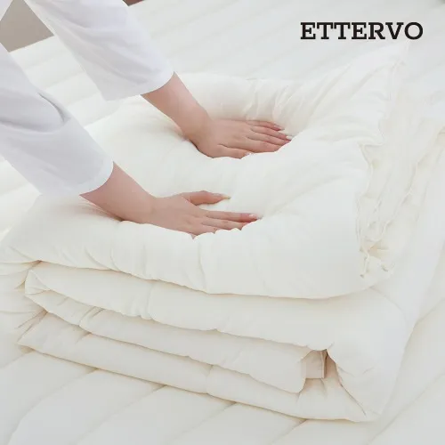 생활용품 - ETTERVO 에떼르보 다몬 프리미엄 차렵이불 SS 크림바닐라