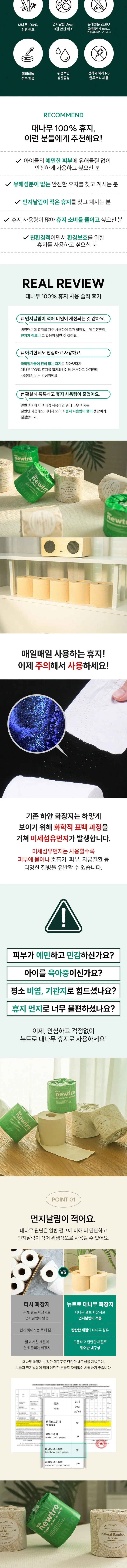 [뉴트로] 천연밤부 고급 화장지 12롤 상세 이미지 1