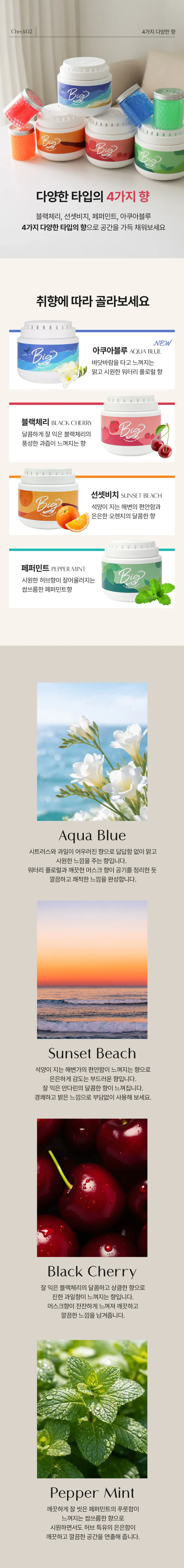 BAS 대용량 탈취제 BIG 블랙체리 1개*소분용기*2개*스푼 1개 상세 이미지 1