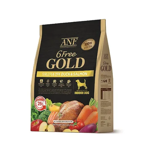 ANF ANF 6free 골드 인도어 독 오리+연어 1.6kg 2개