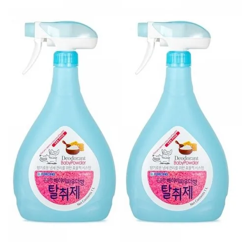 포켄스 반려동물 탈취제 은은한 베이비파우더향1L 2개