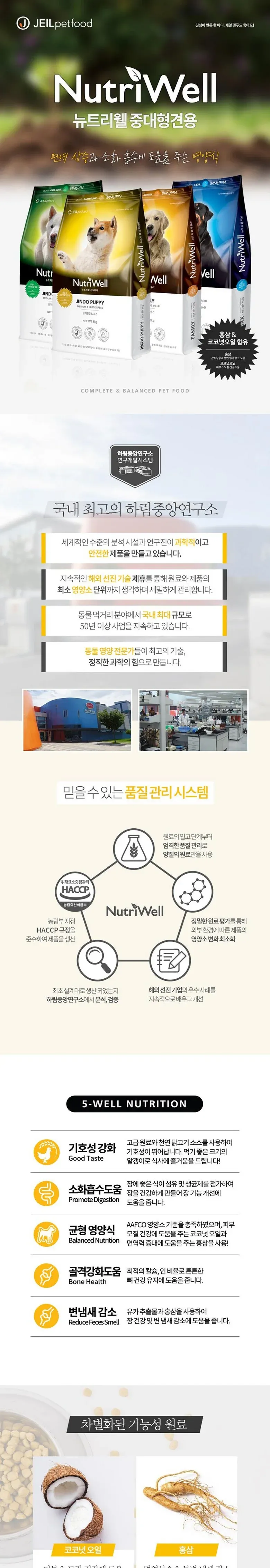 뉴트리웰패밀리중대형견15㎏ 상세 이미지 1