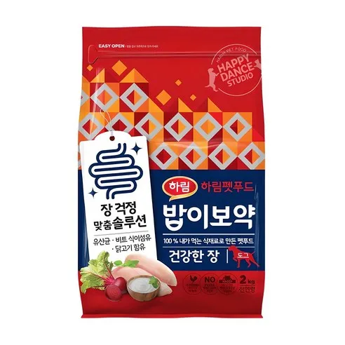 하림펫푸드 하림펫푸드 밥이보약 강아지 기능성 사료 건강한장