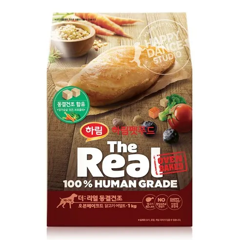 히림펫푸드 더리얼 동결건조 오븐베이크드 닭고기 어덜트 1kg