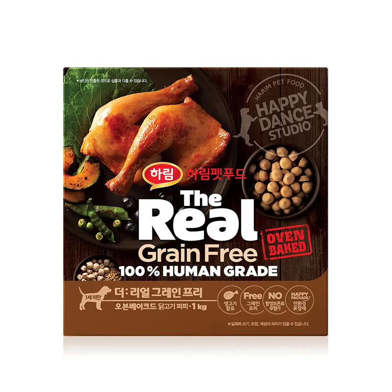 하림펫푸드 더리얼 오븐베이크 닭고기 퍼피 1kg