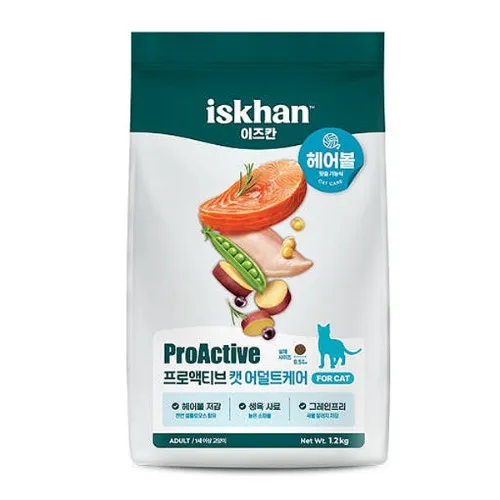 이즈칸 캣 프로액티브 어덜트케어 1.2kg 5개