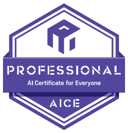 AICE PROFESSIONAL 배지